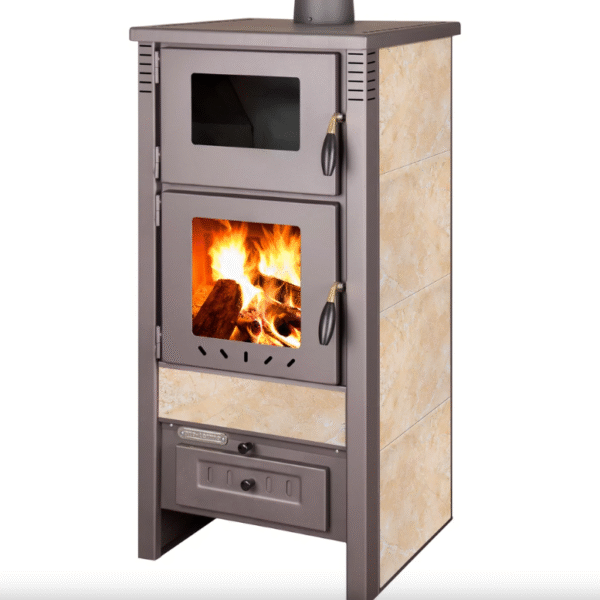 Estufa leña horno Taurus Beige 52 cm 12 kW