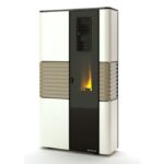 Termoestufa de pellets Ungaro Mariquita Classic 14 kW salvaspazio