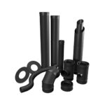 Kit coaxial fachada Ø80-125 para estufa de pellets estanca KIT-JJ01-08MN