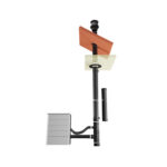 Kit coaxial tejado vertical Ø80-125 para estufa de pellets estanca KIT-JJ03-08MN - Imagen 3