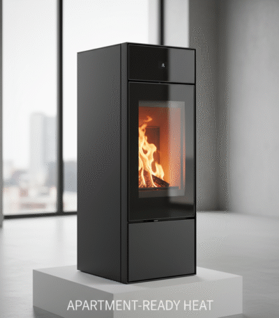 Estufa de pellets de aire compacta — 8 kW