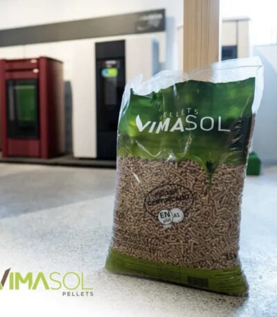 Pellets Vimasol de pino — palé de 72 sacos de 15 kg