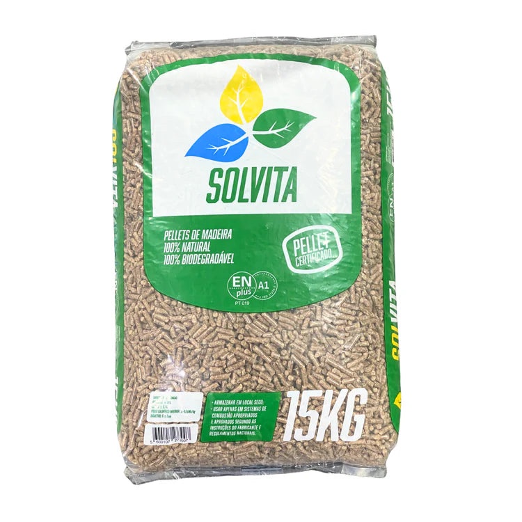 Pellets Solvita — palé de 70 sacos de 15 kg