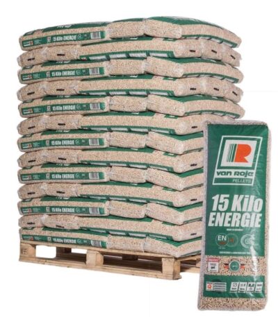Pellets Van Roje ENplus A1 — palé de 65 sacos de 15 kg