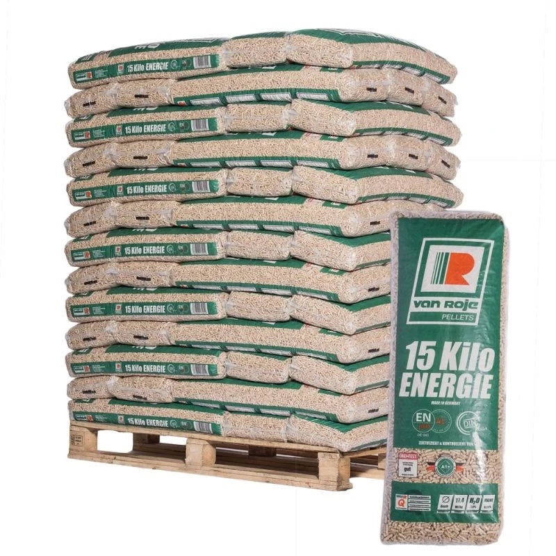 Pellets Van Roje ENplus A1 — palé de 65 sacos de 15 kg — imagen 2