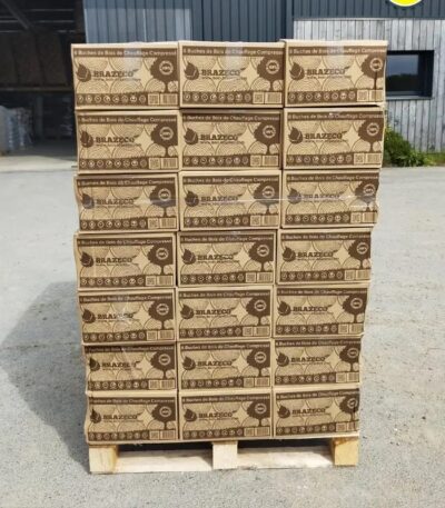 Briquetas Brazeco de roble y haya — palé de 80 cajas — imagen 2