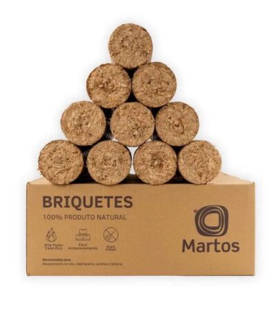 Briquetas Martos — palé de 110 cajas de 9 kg