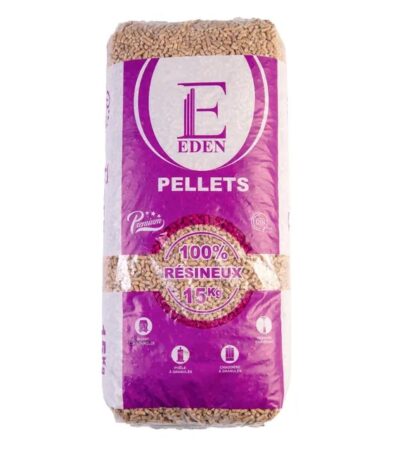 Pellets Eden Premium DINplus — palé de 66 sacos de 15 kg