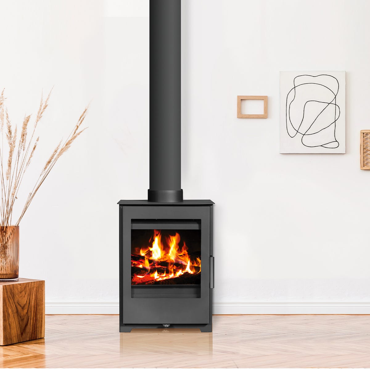 Estufa de leña Belleza Parma SI — 5 kW Estufa de leña Belleza Parma SI — 5 kW