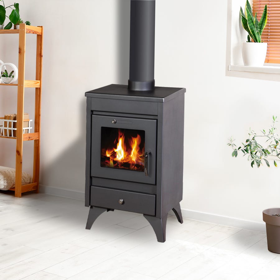 Estufa de leña Belleza Ray — 9 kW Estufa de leña Belleza Ray — 9 kW