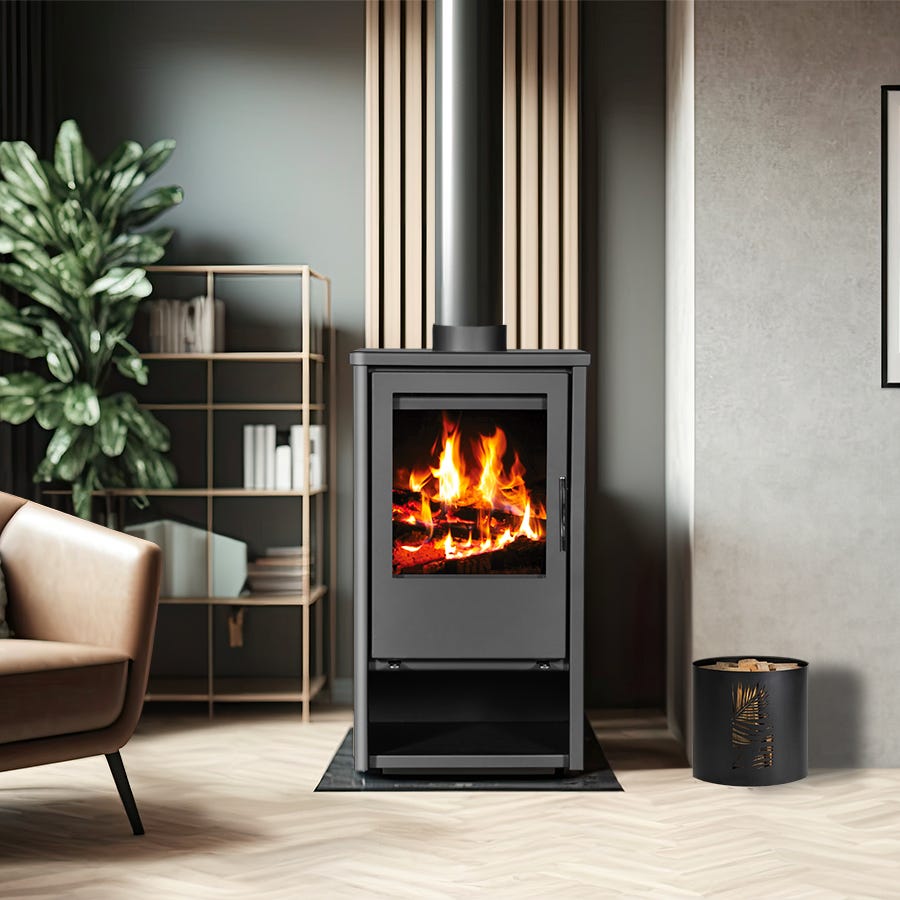 Estufa de leña Belleza Regina — 9 kW