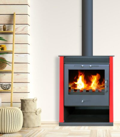 Estufa de leña Belleza Rubin — 13 kW