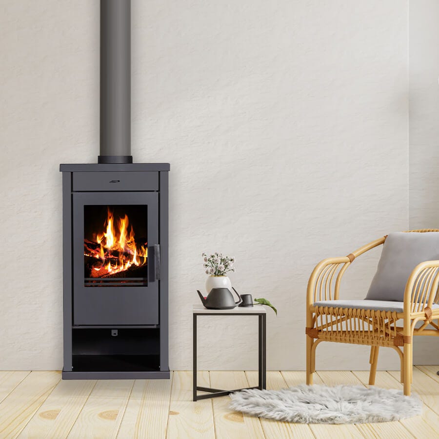 Estufa de leña Belleza Vanessa Lux — 9 kW Estufa de leña Belleza Vanessa Lux — 9 kW